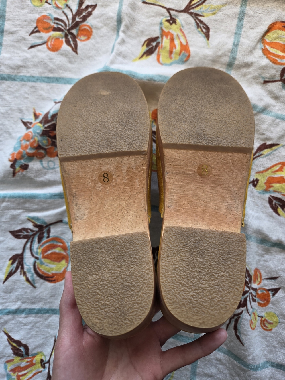 Charlotte Stone Martino Suede Wooden Clog - Picture 7 of 10